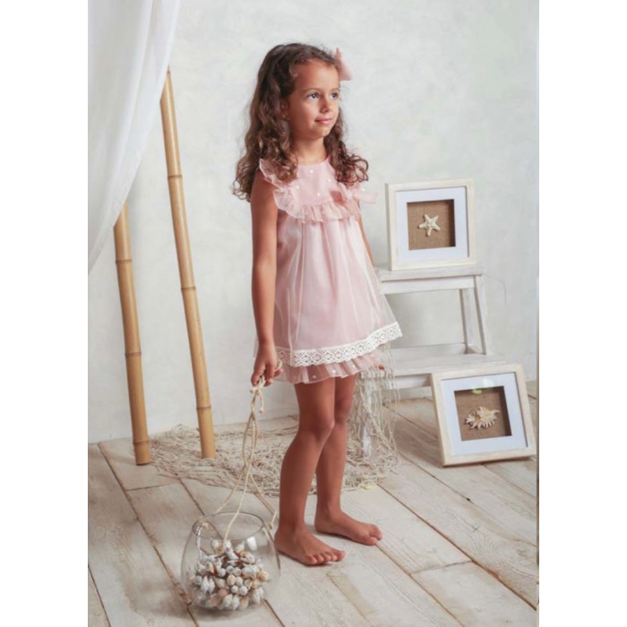 Basmarti Vestido ceremonia rosa Gran Canarias 22160
