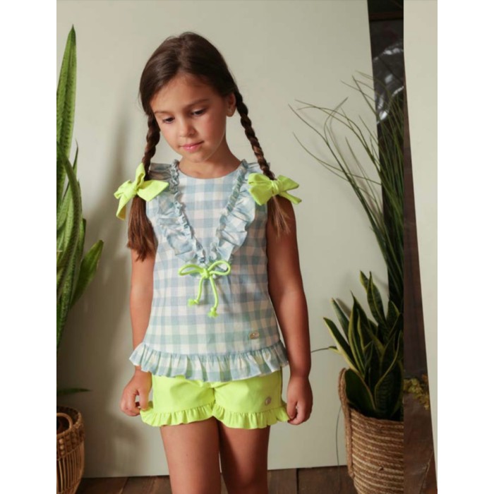 Basmarti conjunto niña flúor surf Fuerteventura 22183