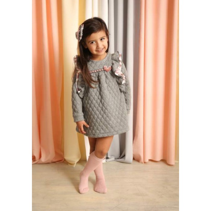 Basmarti vestido infantil gris invierno (Col.Navacerrada) 22450