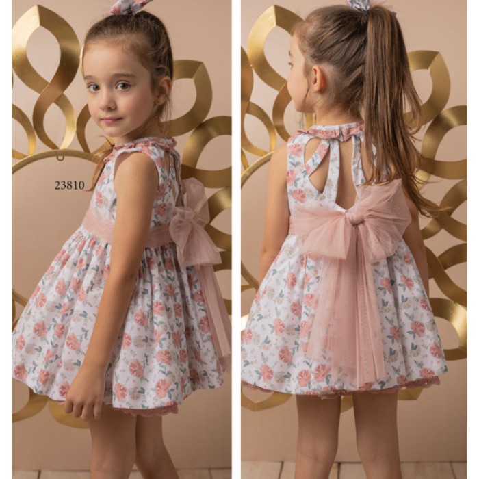 Basmarti Vestido infantil flores Gema 23810