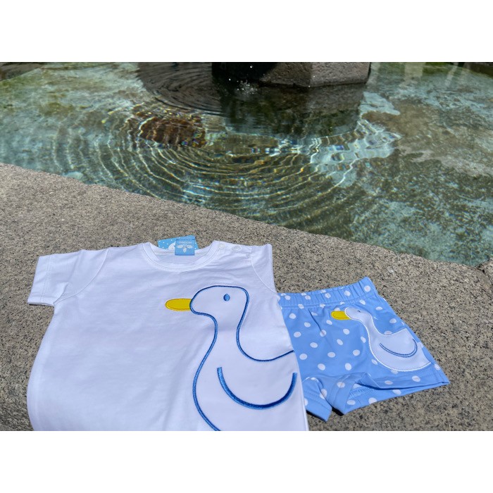 Sardon camiseta bebé niño baño pato 22AP-772