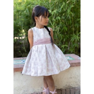 Vestido Niña Ceremonia Rosa...