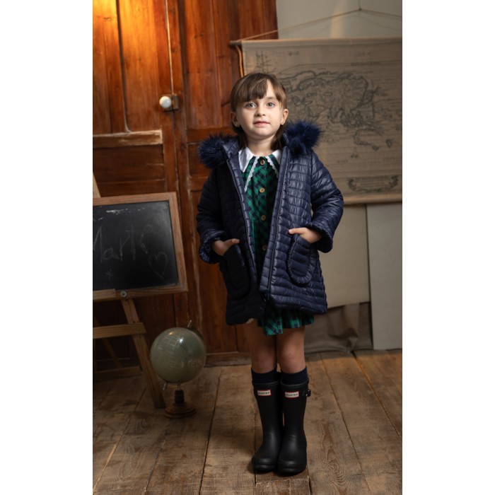 Abrigo niña marino colección Metropolitan 25538-1Basmarti